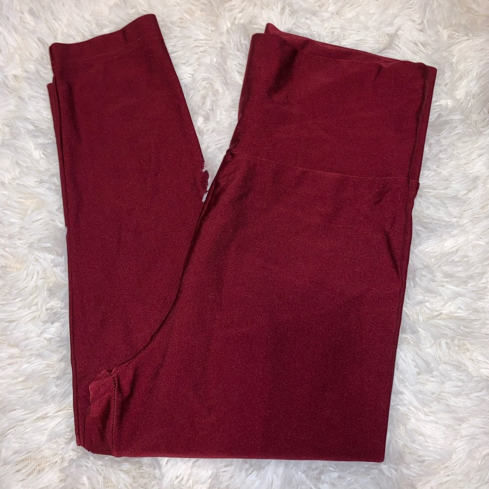 High waisted shine legging